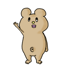 [LINEスタンプ] ぽってりくまちゃん