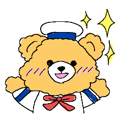 [LINEスタンプ] 素直なBear♡