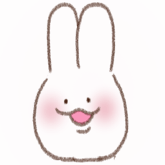 [LINEスタンプ] ゆるくてふわふわなうさぎちゃん