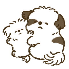 [LINEスタンプ] ハラミちゃんとライスくん