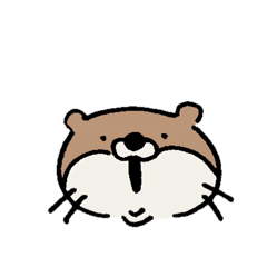 [LINEスタンプ] カワウソのきどあいらく