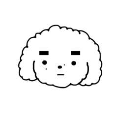 [LINEスタンプ] まゆげいっぬ