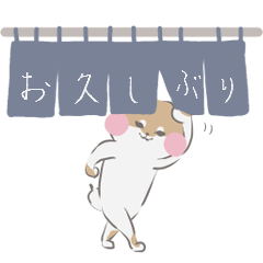 [LINEスタンプ] ゆるもち赤柴2【待ち合わせ・お誘い】