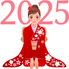 [LINEスタンプ] 動く！お正月 2025（令和7年）