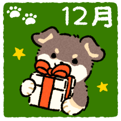 [LINEスタンプ] 12月のおまるちゃん