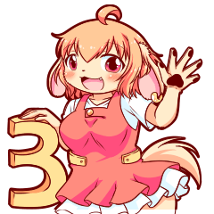 [LINEスタンプ] ケモっ子テトリの日常スタンプ3