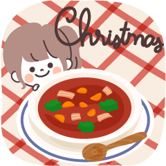 [LINEスタンプ] モノトーンPonyちゃん・クリスマス