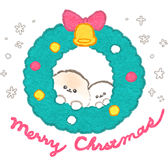 [LINEスタンプ] ぽぽちとぱぴち たのしいクリスマス2