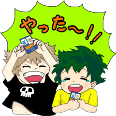 [LINEスタンプ] 僕のヒーローアカデミア  ヒーロー達の日常