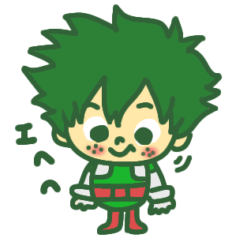 [LINEスタンプ] 【カワイイ！】ヒロアカスタンプ