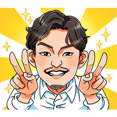 [LINEスタンプ] あきおのアゲ♂アゲ♂スタンプ