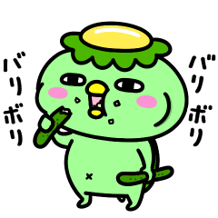 [LINEスタンプ] かっぱのオノマトペ