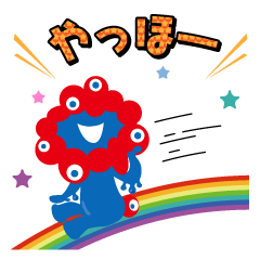 [LINEスタンプ] ミャクミャク＆ロゴマーク 公式スタンプ