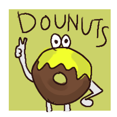 [LINEスタンプ] Donuts men