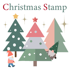 [LINEスタンプ] 動く！シンプルクリスマスのスタンプ