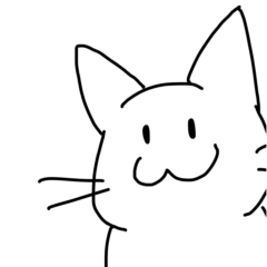 [LINEスタンプ] らくがき風 ねこスタンプ