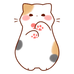 [LINEスタンプ] ふんわりシロねこ【文字なし】