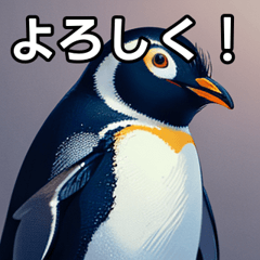 [LINEスタンプ] おしゃべりなペンギンのスタンプ