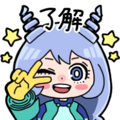 [LINEスタンプ] ［ヒロアカ］波動ねじれのゆるふわスタンプ