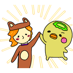 [LINEスタンプ] 毎日使えるさごandうーと