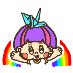 [LINEスタンプ] 和鶴なちゅ