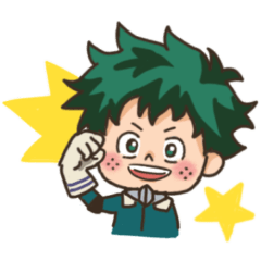 [LINEスタンプ] 僕のヒーローアカデミア★毎日使える