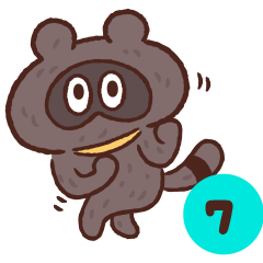 [LINEスタンプ] タヌ忍にん 7