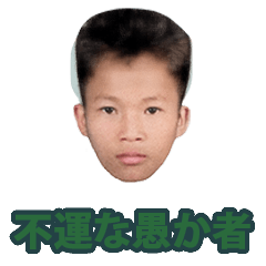 [LINEスタンプ] 不運な愚か者