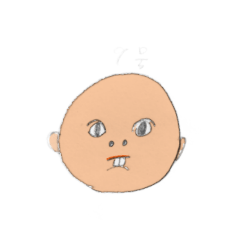 [LINEスタンプ] 顔マネしてみての画像（メイン）