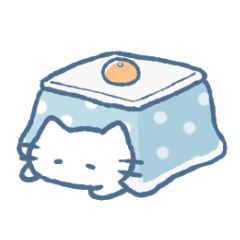 [LINEスタンプ] あまもりわーるど 冬編 【ねこ】