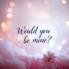 [LINEスタンプ] Would you be mine？フラーティングラインズ