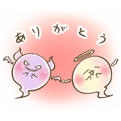 [LINEスタンプ] たまご天使とたまご悪魔