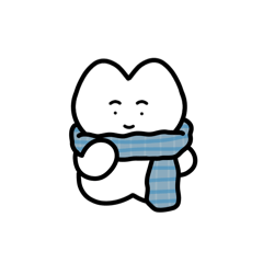 [LINEスタンプ] おりこうねこちゃん(冬だね)