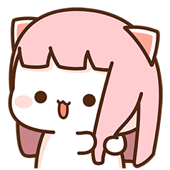 [LINEスタンプ] もちもち動くももねこちゃん7