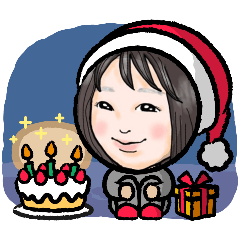 [LINEスタンプ] 似顔絵～Happy④