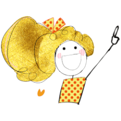 [LINEスタンプ] World はなちゃん Part. 76 挨拶編