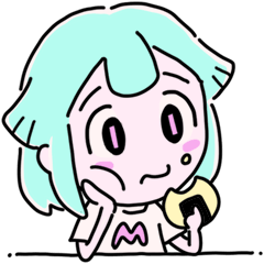 [LINEスタンプ] 毎日生きてる！みみミちゃん