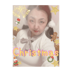 [LINEスタンプ] クリスマスデートコーデ愛理たん♡スタンプ