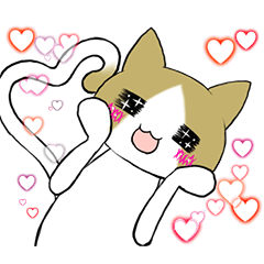 [LINEスタンプ] ねこのちゃこちゃんスタンプ