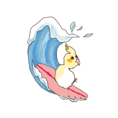 [LINEスタンプ] オカメインコ の 挨拶スタンプ