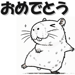 [LINEスタンプ] まいにちカピバラ 挨拶返答編 かぴばら