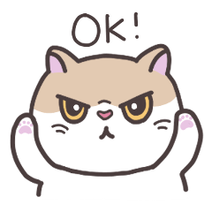 [LINEスタンプ] ぶさかわいいねこ