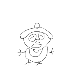 [LINEスタンプ] とり。。。。。。