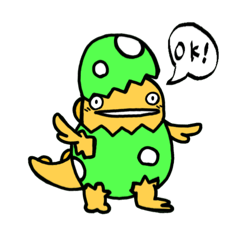 [LINEスタンプ] いまいち感情が読めない恐竜さん 第二弾！