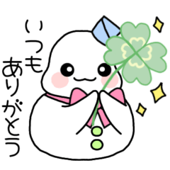 [LINEスタンプ] 雪だるまちゃんSimple✻冬