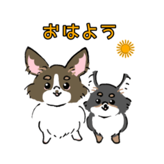 [LINEスタンプ] ココアとシナモン