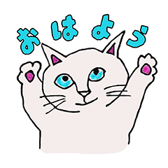 [LINEスタンプ] いつもそばにいる猫