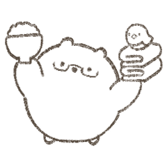 [LINEスタンプ] くまりさんのLINEスタンプ