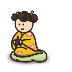 [LINEスタンプ] うごく。ゲーム姫