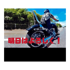 [LINEスタンプ] アメリカンバイクの画像（メイン）